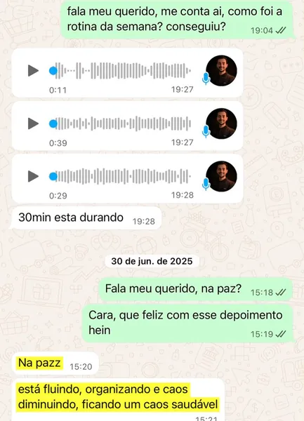 Aluno: o caos da operação diminuindo